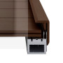 F-профіль для фасадної дошки Legro Natural Walnut